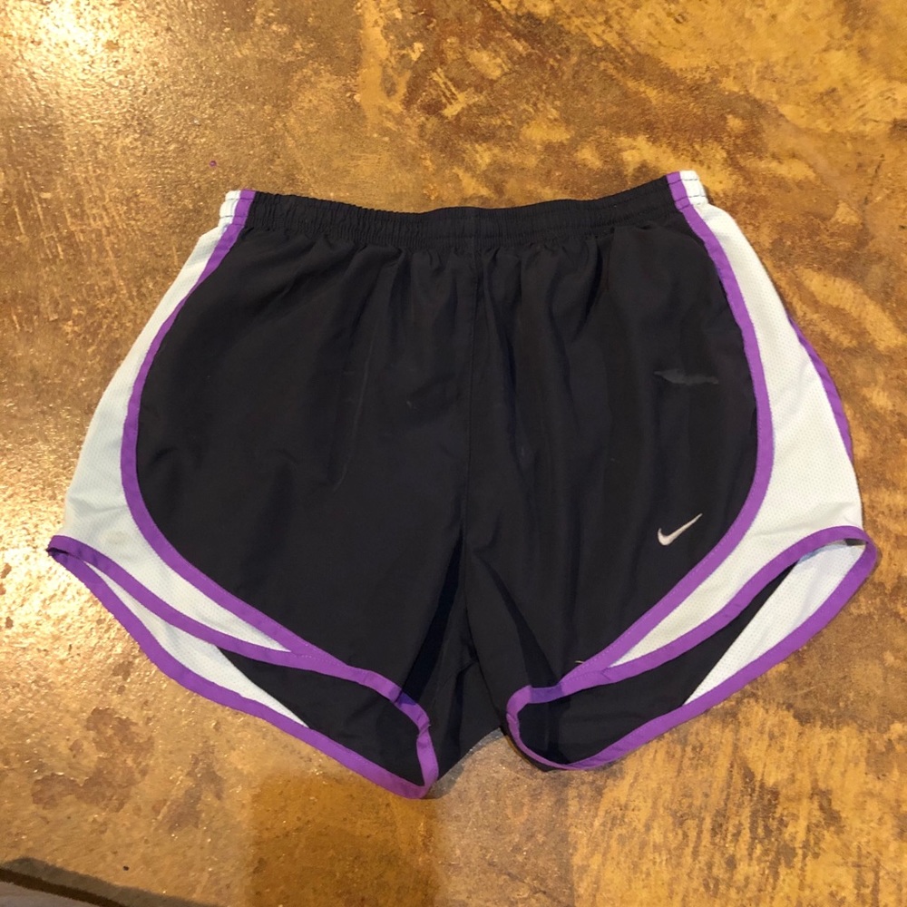 Nike Gray and Purple Shorts